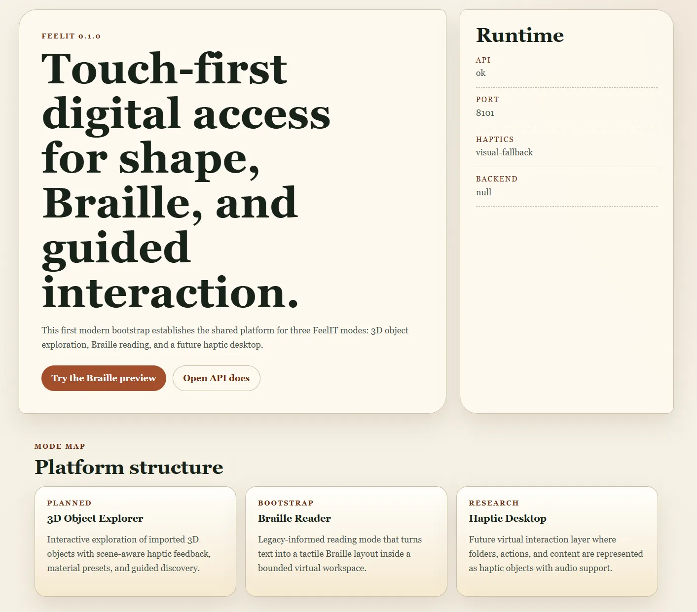 FeelIT 2.0 — Haptic Accessibility Workbench