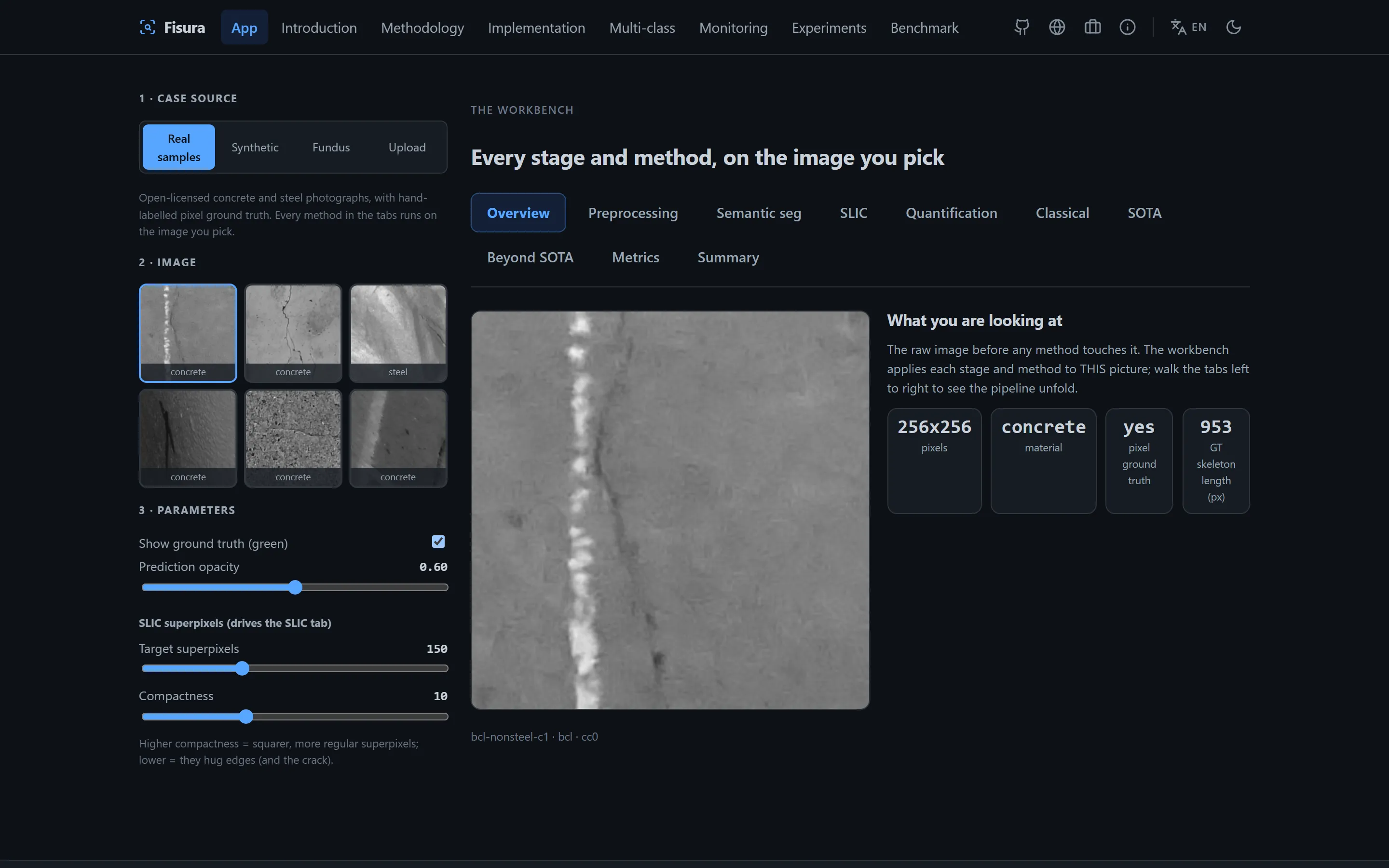 Fisura — Materials-Damage Vision Lab (Crack Detection to Engineering Units)