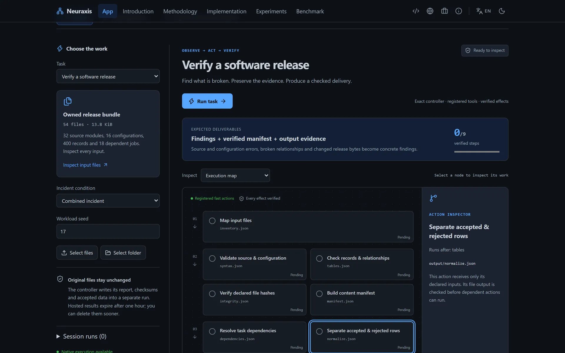 Neuraxis and reflexmesh, an Event-Driven Software Controller with Learned Metacontrol